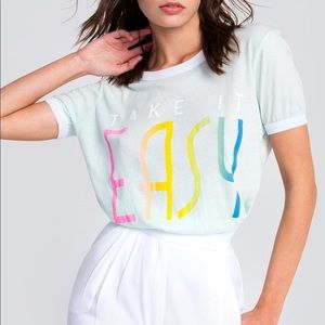 WILDFOX Take it easy vintage ringer tee XS